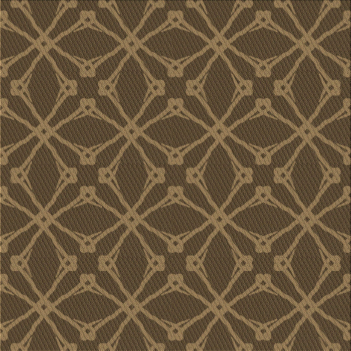 Round Patterned Light Brown Rug, pat2981brn