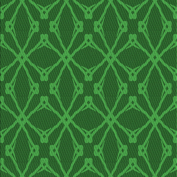 Patterned DarkGreen Rug, pat2981grn