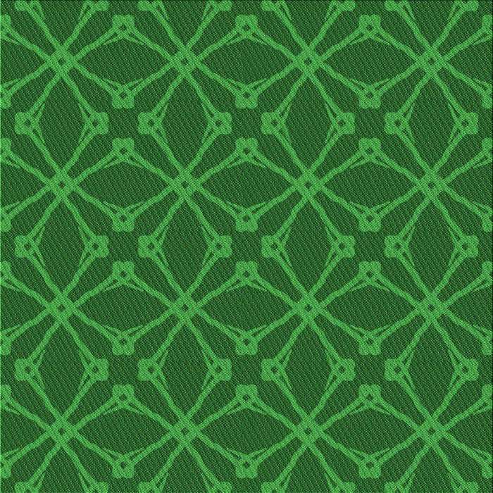 Round Patterned DarkGreen Rug, pat2981grn