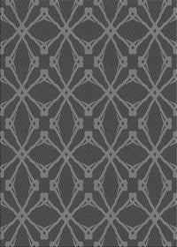 Machine Washable Transitional Platinum Gray Rug, wshpat2981gry