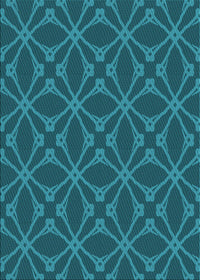 Machine Washable Transitional Dark Turquoise Green Rug, wshpat2981lblu