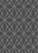 Patterned Charcoal Black Novelty Rug, pat2981