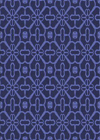 Machine Washable Transitional Royal Blue Rug, wshpat2982blu