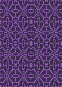 Machine Washable Transitional Dark Orchid Purple Rug, wshpat2982pur