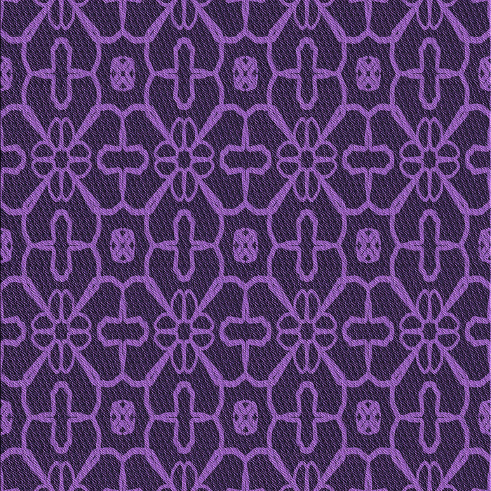 Patterned Dark Orchid Purple Rug, pat2982pur