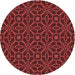 Square Machine Washable Transitional Maroon Red Rug in a Living Room, wshpat2982rd