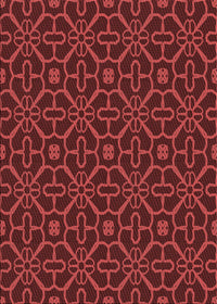 Machine Washable Transitional Maroon Red Rug, wshpat2982rd