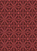 Machine Washable Transitional Maroon Red Rug, wshpat2982rd