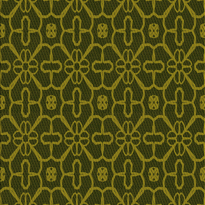 Machine Washable Transitional Dark Yellow Green Rug, wshpat2982yw