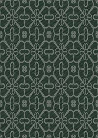 Machine Washable Transitional Grayish Turquoise Green Rug, wshpat2982