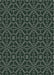 Machine Washable Transitional Grayish Turquoise Green Rug, wshpat2982