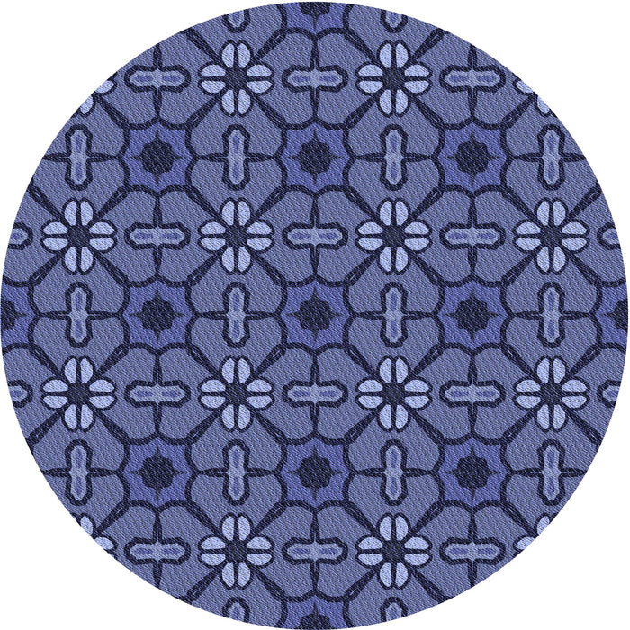Square Machine Washable Transitional Blue Rug in a Living Room, wshpat2983blu