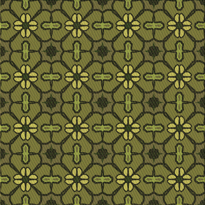 Round Patterned Milk Chocolate Brown Rug, pat2983brn