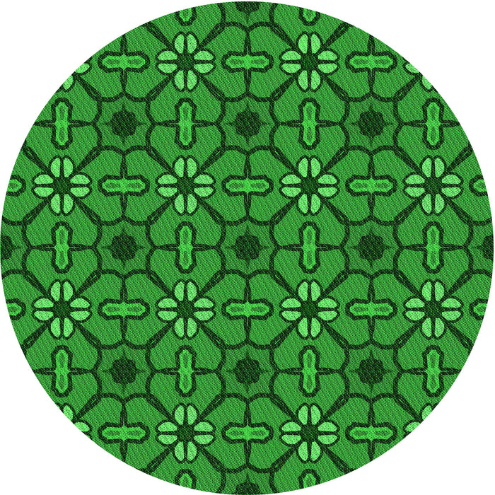 Square Machine Washable Transitional Dark Green Rug in a Living Room, wshpat2983grn