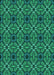 Patterned Spring Green Rug, pat2983lblu