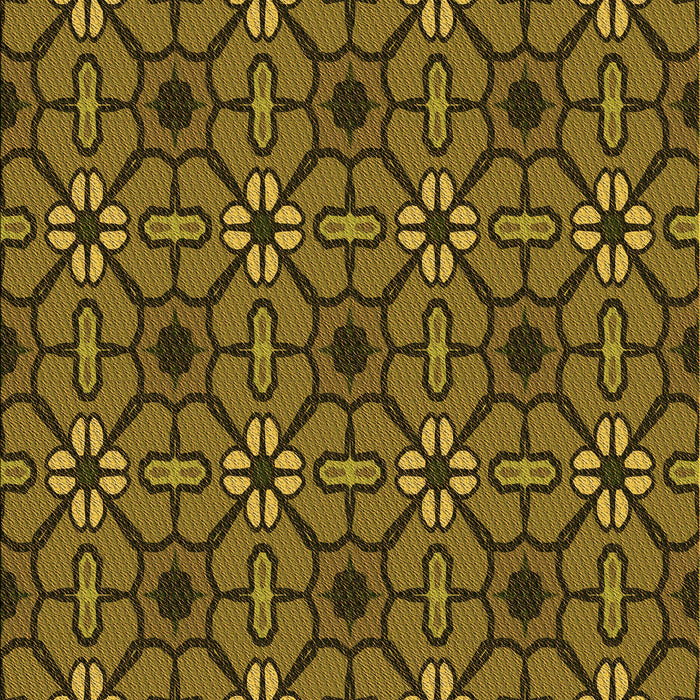 Patterned Bakers Brown Rug, pat2983org