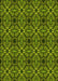 Patterned Pistachio Green Rug, pat2983yw