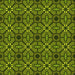 Round Patterned Pistachio Green Rug, pat2983yw