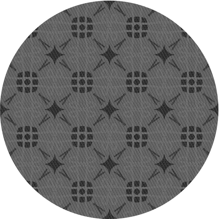 Square Machine Washable Transitional Silver Gray Rug in a Living Room, wshpat2984gry