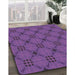 Machine Washable Transitional Medium Orchid Purple Rug in a Family Room, wshpat2984pur