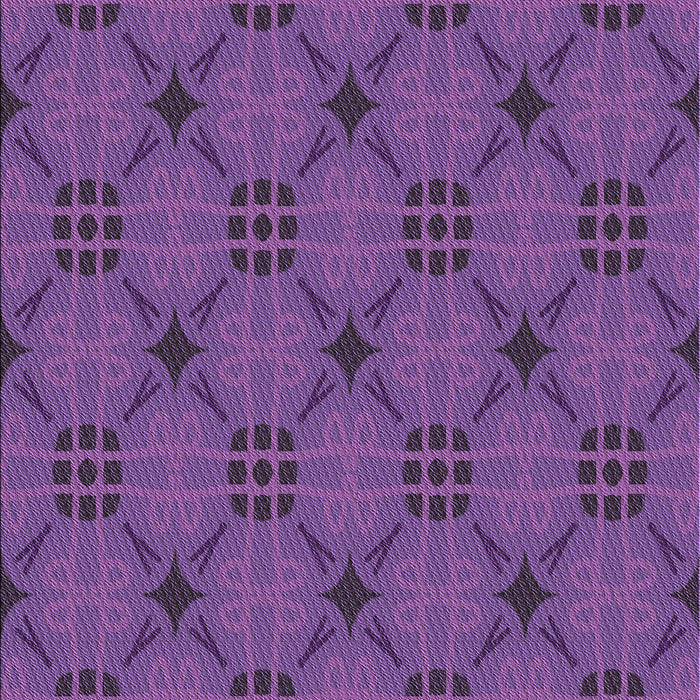 Machine Washable Transitional Medium Orchid Purple Rug, wshpat2984pur