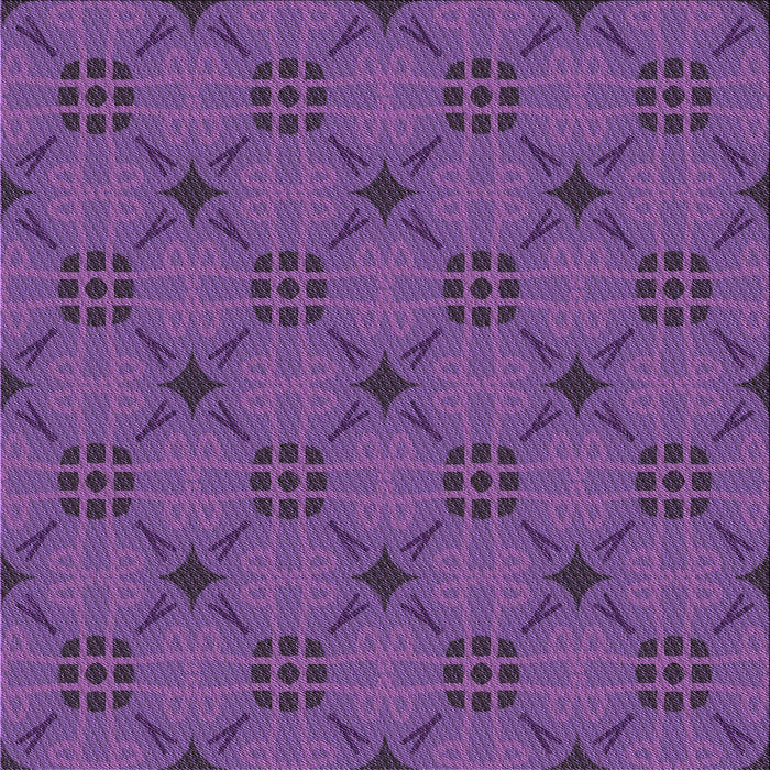 Round Machine Washable Transitional Medium Orchid Purple Rug, wshpat2984pur