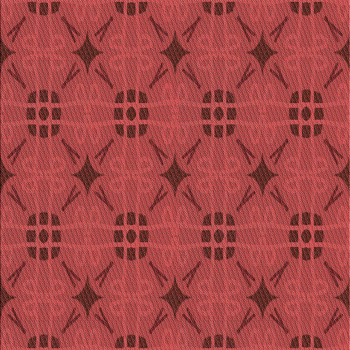 Machine Washable Transitional Red Rug, wshpat2984rd