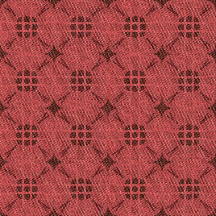 Round Machine Washable Transitional Red Rug, wshpat2984rd