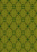 Machine Washable Transitional Dark Yellow Green Rug, wshpat2984yw