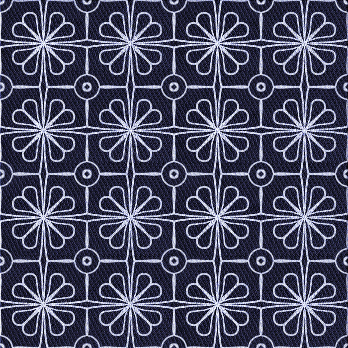 Round Machine Washable Transitional Periwinkle Purple Rug, wshpat2985blu