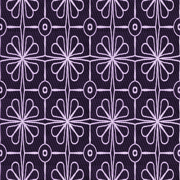 Patterned Lilac Purple Rug, pat2985pur
