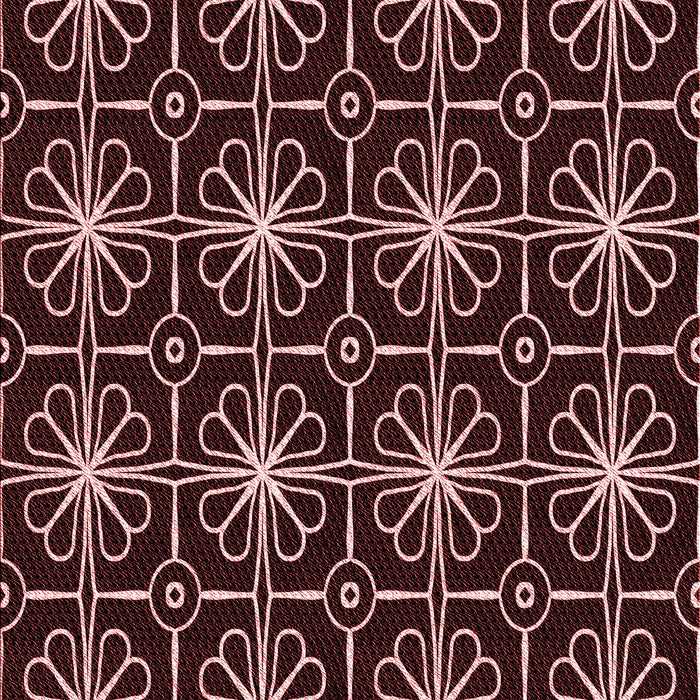 Patterned Chocolate Brown Rug, pat2985rd
