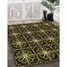 Machine Washable Transitional Black Rug in a Family Room, wshpat2985yw