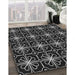 Machine Washable Transitional Black Rug in a Family Room, wshpat2985