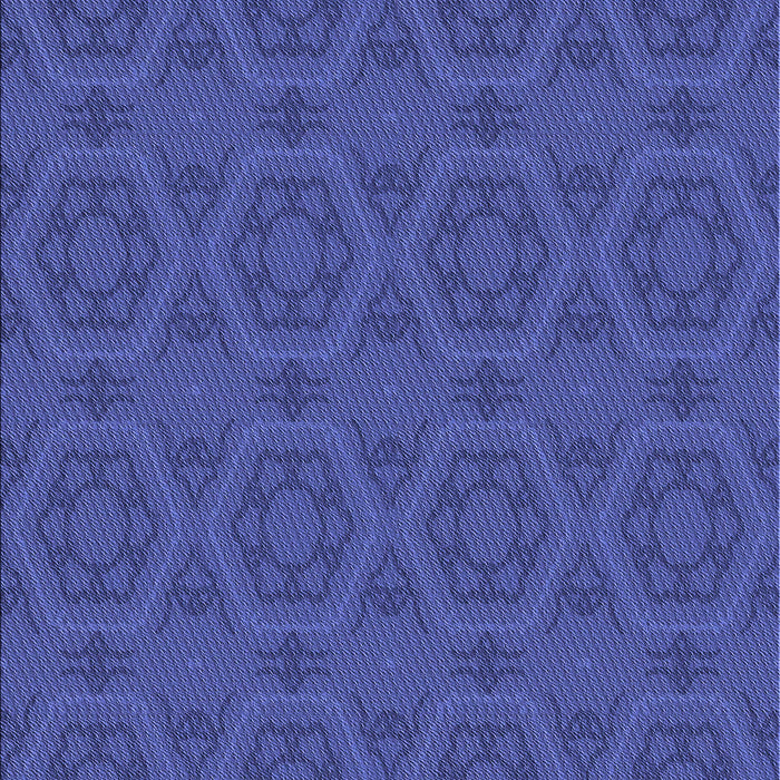 Machine Washable Transitional Sapphire Blue Rug, wshpat2986blu