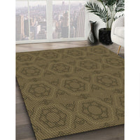 Patterned Sepia Brown Rug, pat2986brn