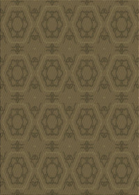 Machine Washable Transitional Sepia Brown Rug, wshpat2986brn