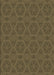 Machine Washable Transitional Sepia Brown Rug, wshpat2986brn