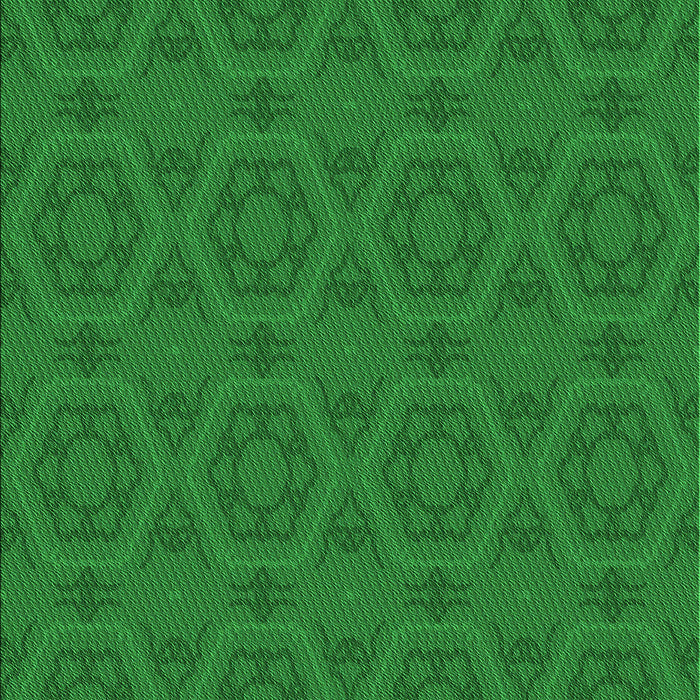 Patterned Green Rug, pat2986grn