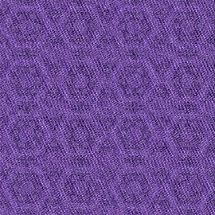 Round Machine Washable Transitional Amethyst Purple Rug, wshpat2986pur