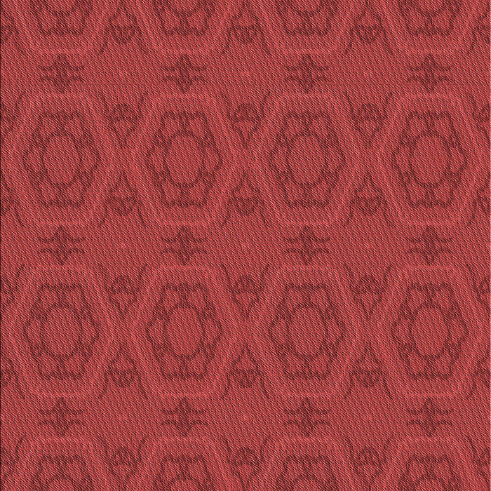 Patterned Red Rug, pat2986rd