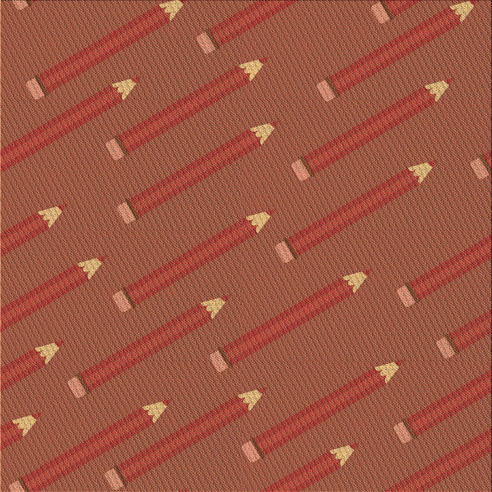 Round Patterned Orange Rug, pat2987brn