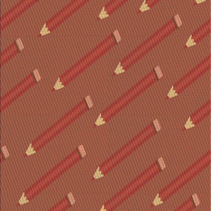 Patterned Orange Rug, pat2987brn