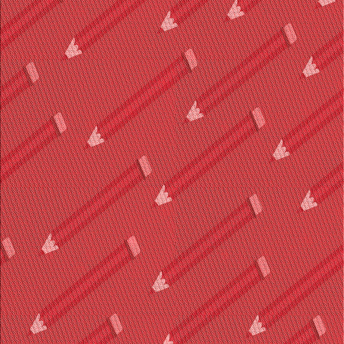 Patterned Red Rug, pat2987rd