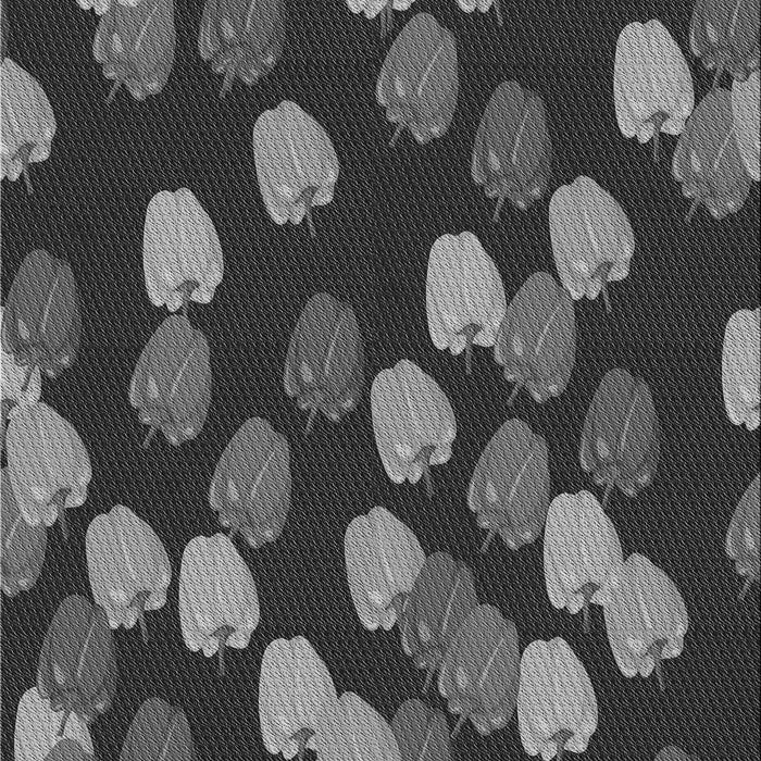 Machine Washable Transitional Charcoal Black Rug, wshpat2988gry