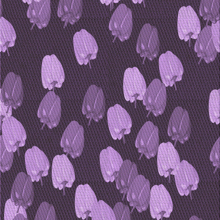 Patterned Plum Purple Rug, pat2988pur