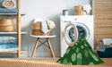 Machine Washable Transitional DarkGreen Rug in a Washing Machine, wshpat2988