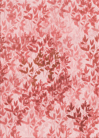 Machine Washable Transitional Pink Rug, wshpat2989rd