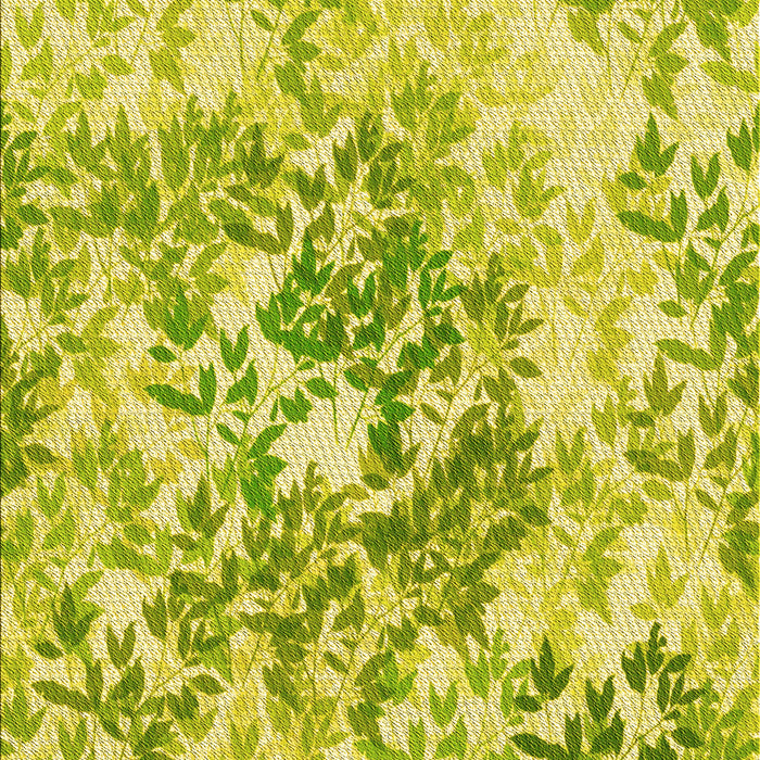 Patterned Pistachio Green Rug, pat2989yw