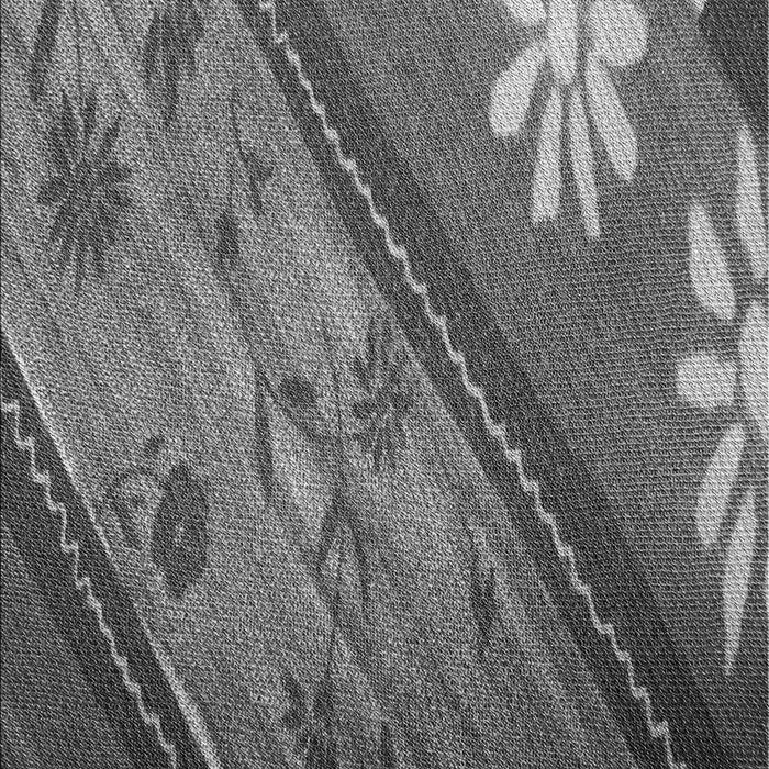 Patterned Gunmetal Gray Rug, pat299gry